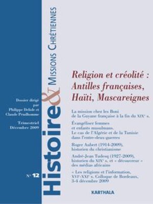 cover image of Religion et créolité